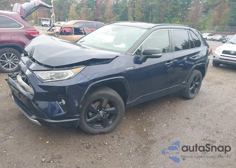 2020 Toyota Rav4 Hybrid Xse z USA, uszkodzony, nr VIN JTMEWRFV4LD526995